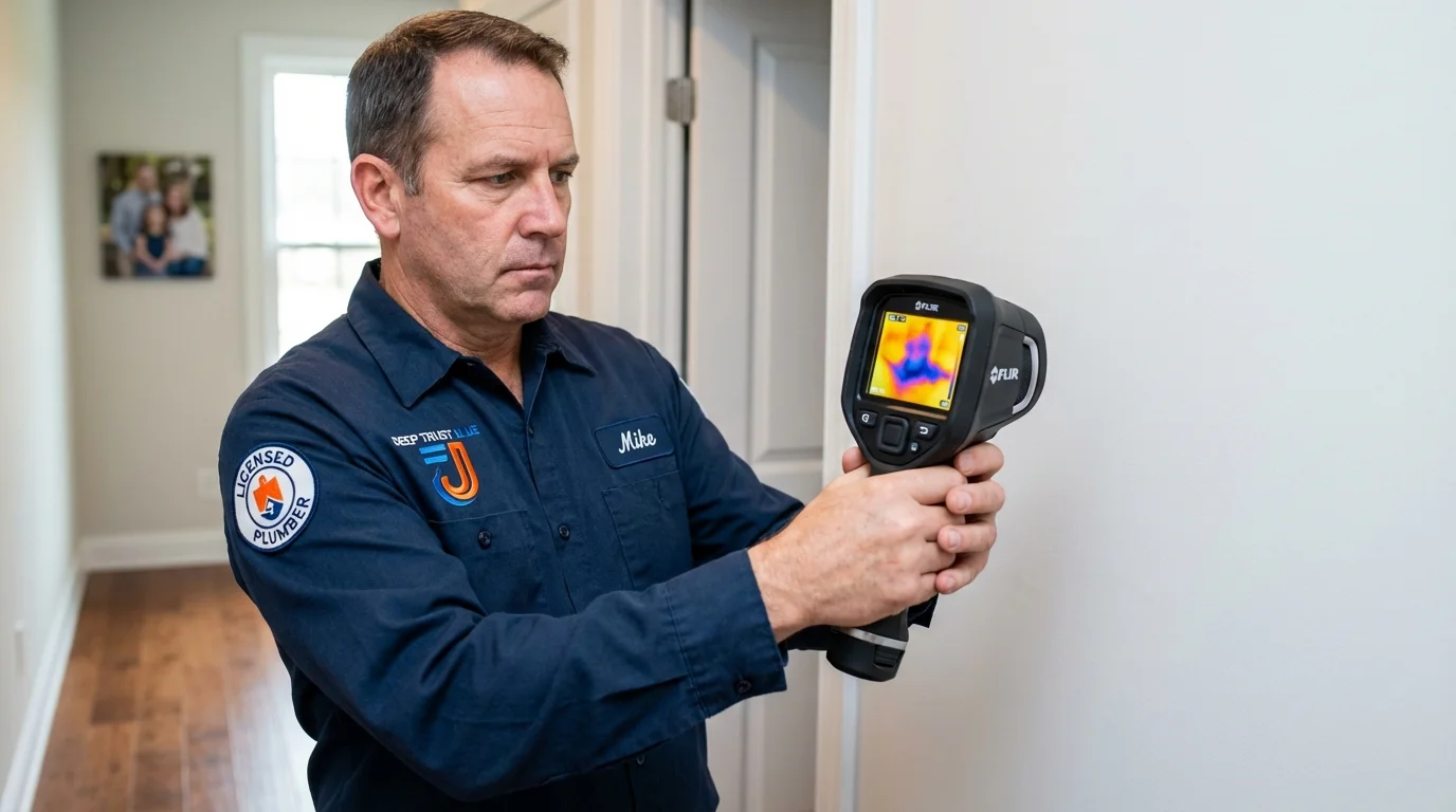 Thermal imaging leak detection by Johns Plumbing LLC in Parlier